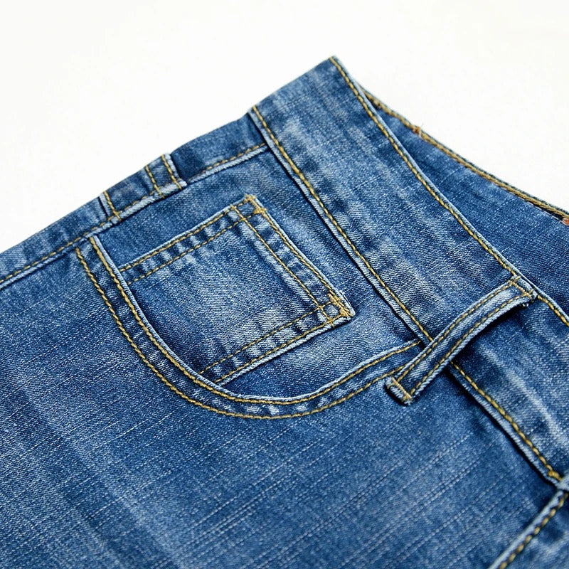 Image of Zane | Men's Straight Fit Denim Shorts