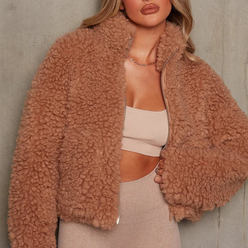 Zip-Up Sherpa Jacket